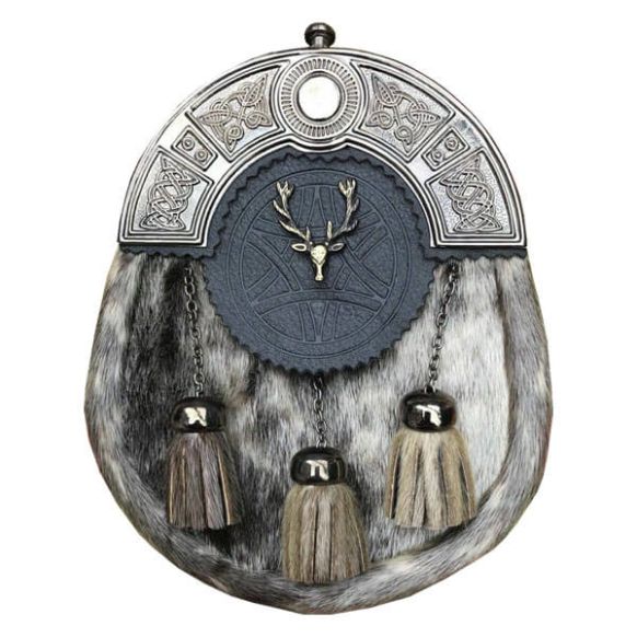 Antique Finished Stag Head Sporran
