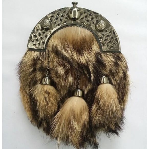 Celtic Cantle Antique Thistle Crest Full Dress Sporran