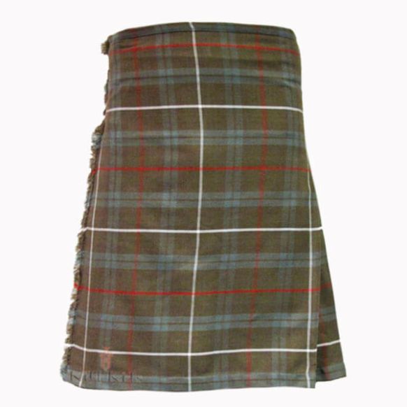 Kennedy Weathered Tartan Kilt Front