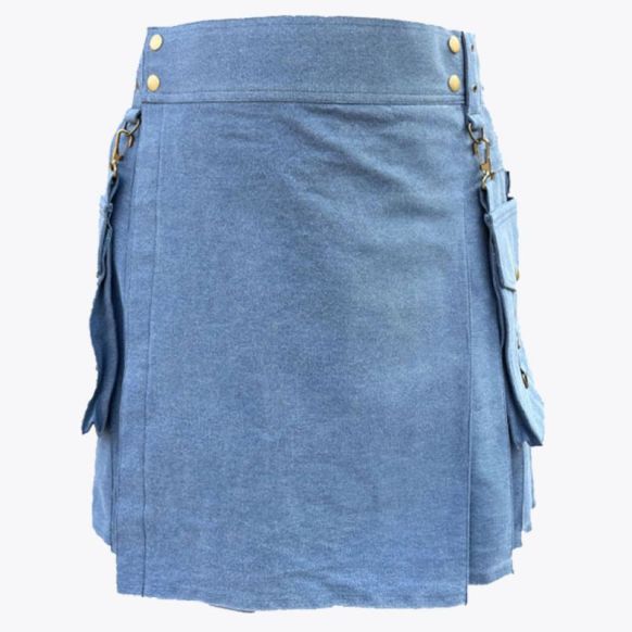 Indigo Denim Kilt