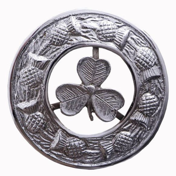 Shamrock Brooch