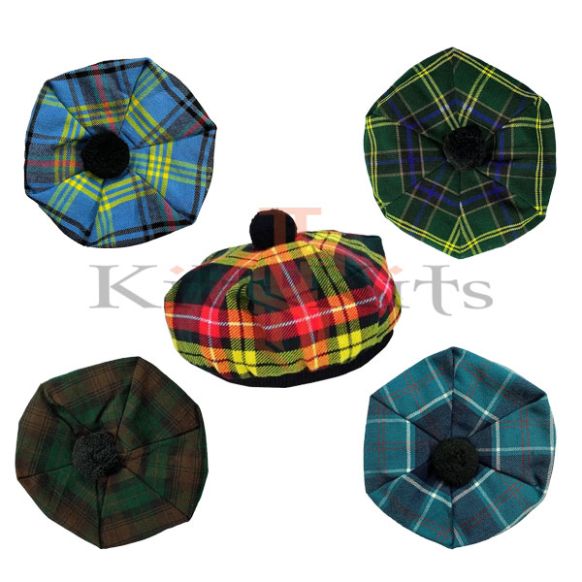 Scottish Tamo Shanter Tartan Hat