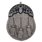 Antiqued Cantle Dress Stag Sporran