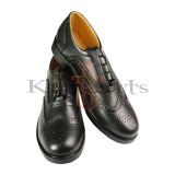 Scottish Black Ghillie Brogue  Leather Shoes