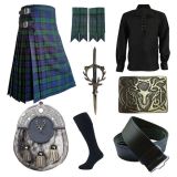 Black Watch Tartan Kilt Set