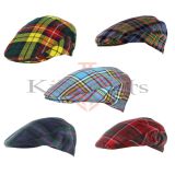 Tartan Flat Hat For Men