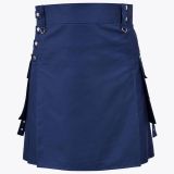 Stylish Navy Blue Fashion Kilt