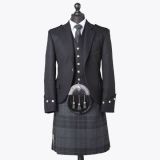 Stylish Scottish Argyll Jacket Tartan Kilt Outfit For Men