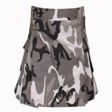 Urban Camouflage Utility Kilt Front