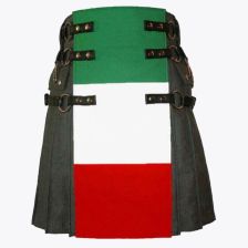 Cotton Italian Flag kilt
