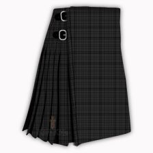 Black Shadow Tartan Kilt