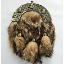 Celtic Cantle Antique Thistle Crest Full Dress Sporran
