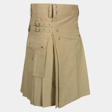 Classic Indigo Utility Kilt For Men