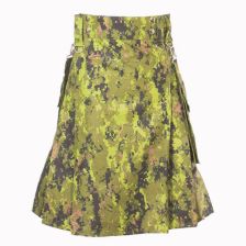 Digital Camo Tactical Utility Kilt Front