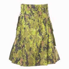 Digital Camo Tactical Utility Kilt Front