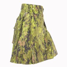 Digital Camo Tactical Utility Kilt Front