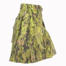 Digital Camo Tactical Utility Kilt Front