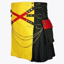 Gothic Fashion Hybrid Utility Kilt