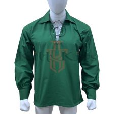 Traditional Scottish Green Ghillie Shirt