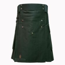 Grey Burning Men Utility Kilt front