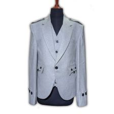 Grey Kilt Argyle Jacket