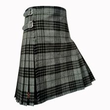 Grey Tartan Kilt