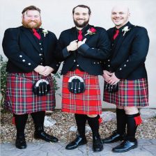 Modern Scottish Groomsmen Argyll Kilt Outfit