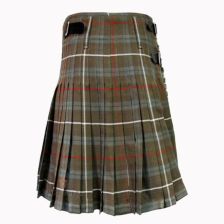 Kennedy Weathered Tartan Kilt Front