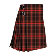 Highland Peat Herringbone Tartan Kilt