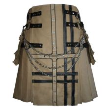 Khaki Fashion Hybrid Kilt