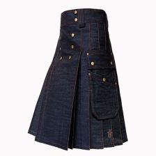 Mens Denim Kilt