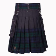 Mens Fashionable Tartan Hybrid Kilt Front