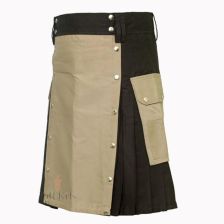 Modern Two Tone Hybrid Kilt Front