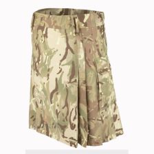 Camouflage Highlander Combat Kilt Front