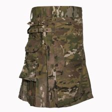multicam camouflage tactical utility kilt front