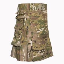 Multicam Camouflage Tactical Utility Kilt Front