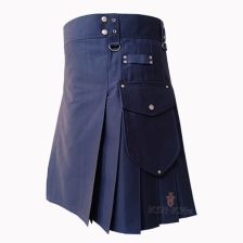 Navy Blue hybrid kilt