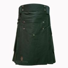 Olive Green Utility Kilt