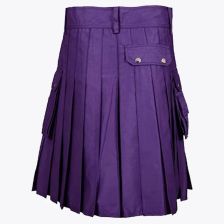 Purple Modern Utility Kilt 