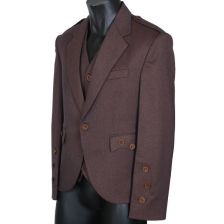 Red Tweed Argyle Kilt Jacket