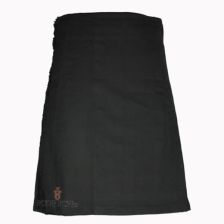 Solid Black Kilt