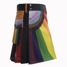 Special LGBTQ Flag Rainbow Kilt
