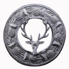 Stag Head Brooch