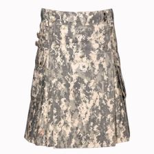 Tactical Digital Camo Utility Kilt Front