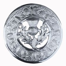 Silver Thistle Brooch
