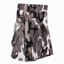 Urban Camouflage Utility Kilt Front