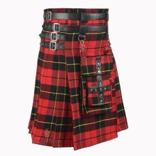  Wallace Clan Tartan Utility Kilt