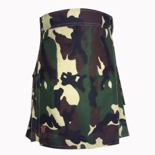 woodland green tectical kilt front